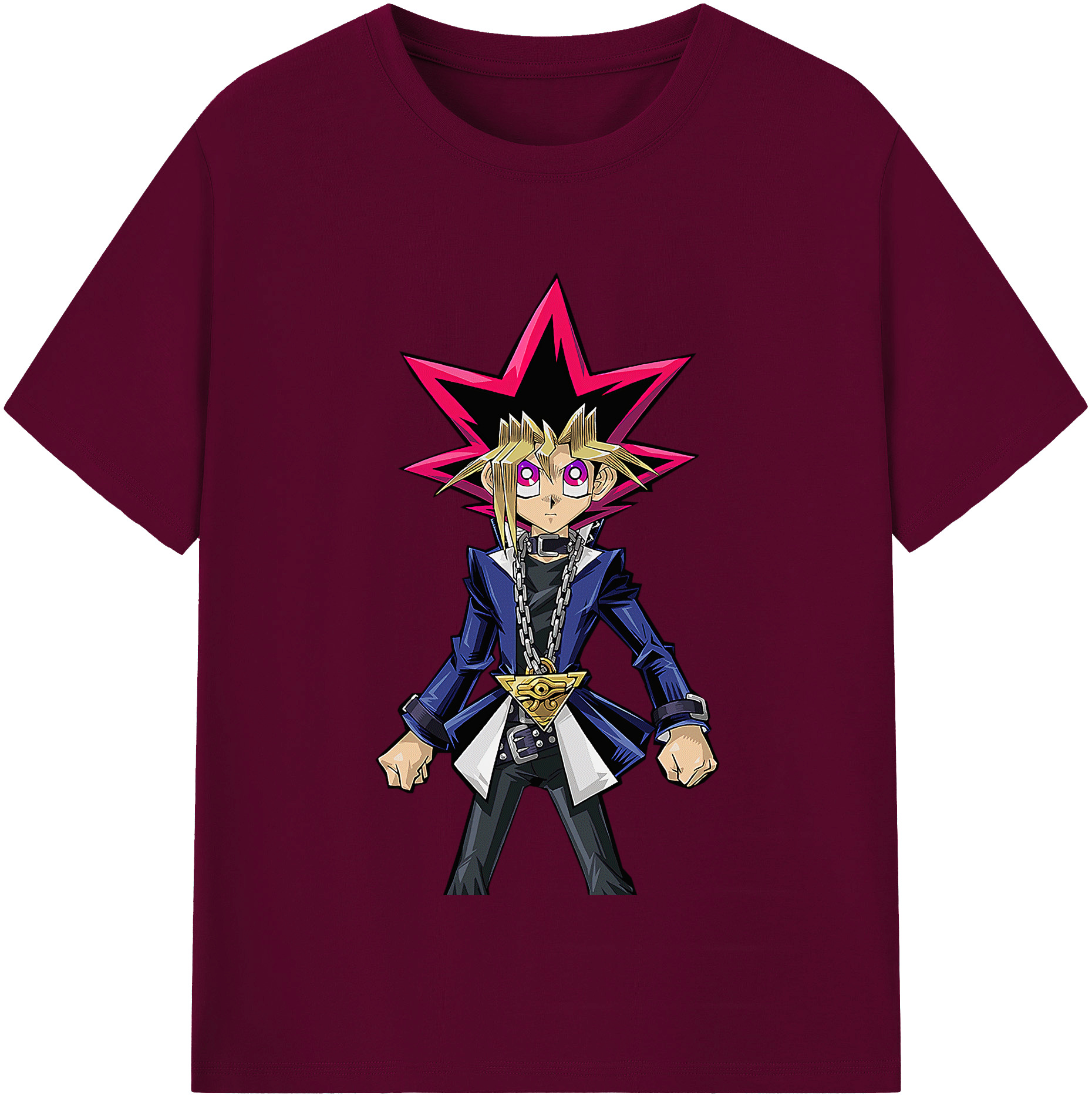 （画像用） 遊☆戯☆王 Yu-Gi-Oh! レディースカジュアルプリントTシャツ（綿100％）